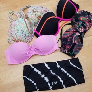Pink Bra's,Swim Top's